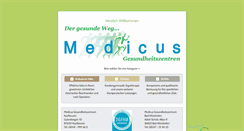 Desktop Screenshot of medicus-reha.de